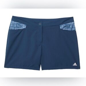 Adidas Girl’s Golf Printed Shots Activewear Shorts Quick Dry Size Medium NWT